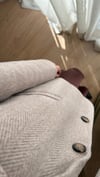 KEMERLİ BALIKSIRTI KAŞE CEKET