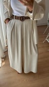 KEMERLİ KETEN PANTOLON ETEK