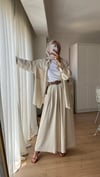 KEMERLİ KETEN PANTOLON ETEK