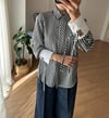 KOL DETAYLI GARNİLİ GÖMLEK