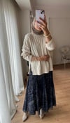 KORSAJLI ŞAL DESEN ETEK