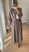 LORA ABAYA ELBİSE İKİLİ TAKIM