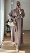 LORA ABAYA ELBİSE İKİLİ TAKIM