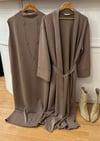 LORA ABAYA ELBİSE İKİLİ TAKIM