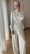 OMZU TAŞLI DÜĞME DETAYLI BLUZ