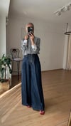 PİLELİ DÖKÜMLÜ DOKUMA PANTOLON