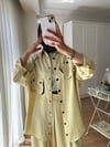 REGLAN KOL BİYELİ TASARIM GÖMLEK