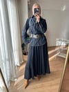SPOR DİKİŞLİ DENİM GÖMLEK