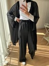 YAN CEPLİ PREMİUM KREP SATEN PANTOLON