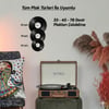 Record Master ST14012 Retro Pikap – Kahverengi – Bluetooth ve Şarj Özellikli – Tüm Plakları Çalabilme