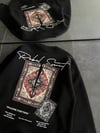 Bisiklet Yaka Baskılı SweatShirt - Siyah