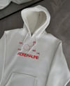 Kışlık Uzun Kol Kapüşonlu SweatShirt - Beyaz