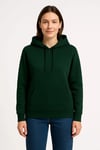 Üç İplik Kapüşonlu Kanguru Çepli SweatShirt Hoodie - Haki