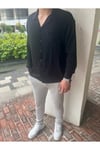 Kırınkıl Kumaş Ütü İstemez Salaş Model Uzun Kol Gömlek