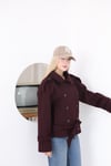 Moda Banuş Kadın Kuşaklı Kruvaze Kaşe Trenç Ceket 2976