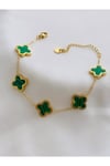 Çelik Van Cleef Renkli Gold Bileklik