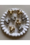 Gold Üçlü Top Küpe