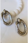 İçiçe Oval Küpe