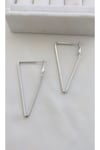 İthal Üçgen Uzun Küpe (6 cm)