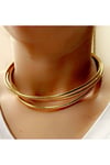 İthal Üçlü Chocker Kolye