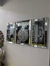  AYETEL KÜSRİ ELİF VAV TABLO SET GÜMÜŞ  RENK