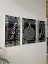  AYETEL KÜSRİ ELİF VAV TABLO SET GÜMÜŞ  RENK
