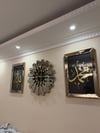 PİYONA AYNALI SAAT VE İKİ ADET ALLAH CC VE MUHAMMED SAV LAFIZLI SET