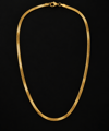 Erkek Gold Renk Balıksırtı Zincir Kolye – Şık ve Modern Tasarım