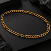 Erkek Gold Renk Kalın Zincir Kolye – Modern ve Güçlü Tasarım