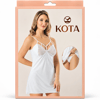Kota 6213 Ekru Dantel Detaylı Fantazi Gecelik ve String Takım