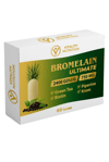 Bromelain Ultimate 750 Mg 2400 GDU/G 60 Tablet ( Yeşil Çay + Biotin + Krom + Piperin)