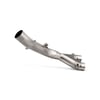 AKRAPOVIC L-Y10SO11T/TD YAMAHA R1 (15-26) SLIP-ON TRACK DAY (TITANIUM) BAĞLANTI BORUSU