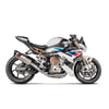 AKRAPOVIC S-B10E10-APLT BMW S1000R/M1000R(21-26)-S1000RR/M1000RR(19-26)EVOLUTIONLINE(TITANIUM)EGZOZ