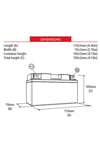 BS BATTERY BTZ7S-BS MOTOSİKLET AKÜ