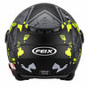 Feix Stars Camo Neon Yazlık Motosiklet Kaskı