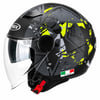 Feix Stars Camo Neon Yazlık Motosiklet Kaskı