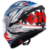 GIVI 50.X SHARKBITE MAVİ-BEYAZ-KIRMIZI KASK