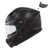 GIVI 50.7 PHOBIA MAT SİYAH-KIRMIZI KASK