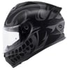 GIVI 50.X BONES MAT SİYAH-GRİ KASK
