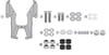 GIVI D2143KIT YAMAHA NIKEN 900 (19-24) RÜZGAR SİPERLİK BAĞLANTISI