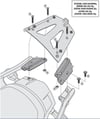GIVI SRA4105 KAWASAKI VERSYS 1000 - VERSYS 1000 SE (12-24) - VERSYS 1100 (25-26) ARKA ÇANTA TAŞIYICI
