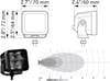 HELLA 3.2 CUBE KIT 2 Lİ MOTOSİKLET SİS FARI LED TAKIMI