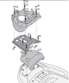 KAPPA KR1123MM HONDA FORZA 300 ABS (13-17) ARKA ÇANTA TAŞIYICI
