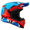 KYT SKYHAWK KASK GLOWING MAVİ TURUNCU FLUO