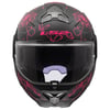 LS2 ADVANT 2 SOPHIA MAT SİYAH-PEMBE KASK