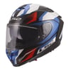 LS2 CHALLENGER 2 VIPER BEYAZ-MAVİ-KIRMIZI KASK