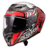 LS2 DRAGON KARBON ENTHUM KIRMIZI KASK