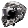 LS2 DRAGON KARBON ENTHUM SİYAH-GRİ KASK