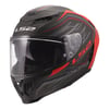 LS2 DRAGON KARBON SUBIC KIRMIZI KASK