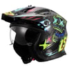 LS2 DRIFTER RAYZ SİYAH-MAVİ KASK